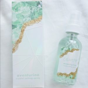 Colourpop Crystal Setting Spray in Adventurine
